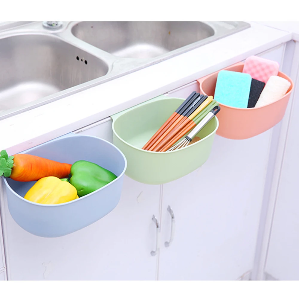 

1 Pc Kitchen Cabinet Door Hanging Trash Garbage Bin Can Rubbish Container Kitchen Storage & Organization Bottles,Jars & Boxes