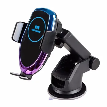 

Automatic Charging Wireless Car Charger Auto Phone Holder Stand Suction holder In Auto Air Vent Fast Charge Uchwyt Do Telefonu