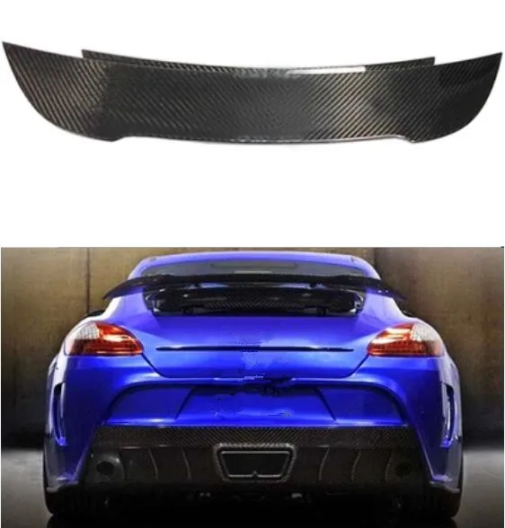 970 углеродного волокна заднего крыла багажник выступ Спойлеры для Porsche Panamera 2010 2011