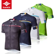 Santic Cycling Jersey 2017 Pro Team Quick Dry Road MTB Bicycle Jersey Bike Clothing Men Short Sleeve Wear Maillot Ropa Ciclismo