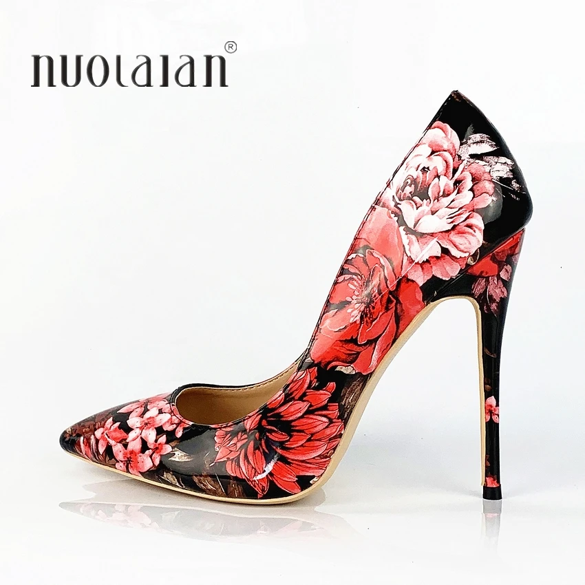 cheap floral heels