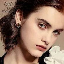 Viennois серьги-гвоздики, разноцветные модные серьги с цветами для женщин