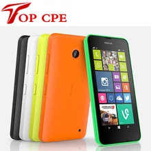 Разблокирована dual sim мобильный телефон оригинальный nokia lumia 630 windows phone 8.1 snapdragon 400 quad core 4.5 “экран 3 Г мобильный телефон