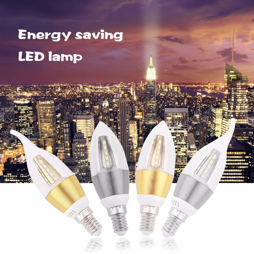 Творческий дом света E14 LED 220 В 50/60 Гц 5 Вт энергосберегающие лампы светодиодные свечи светодиодные лампы свет ваш дом Лидер продаж