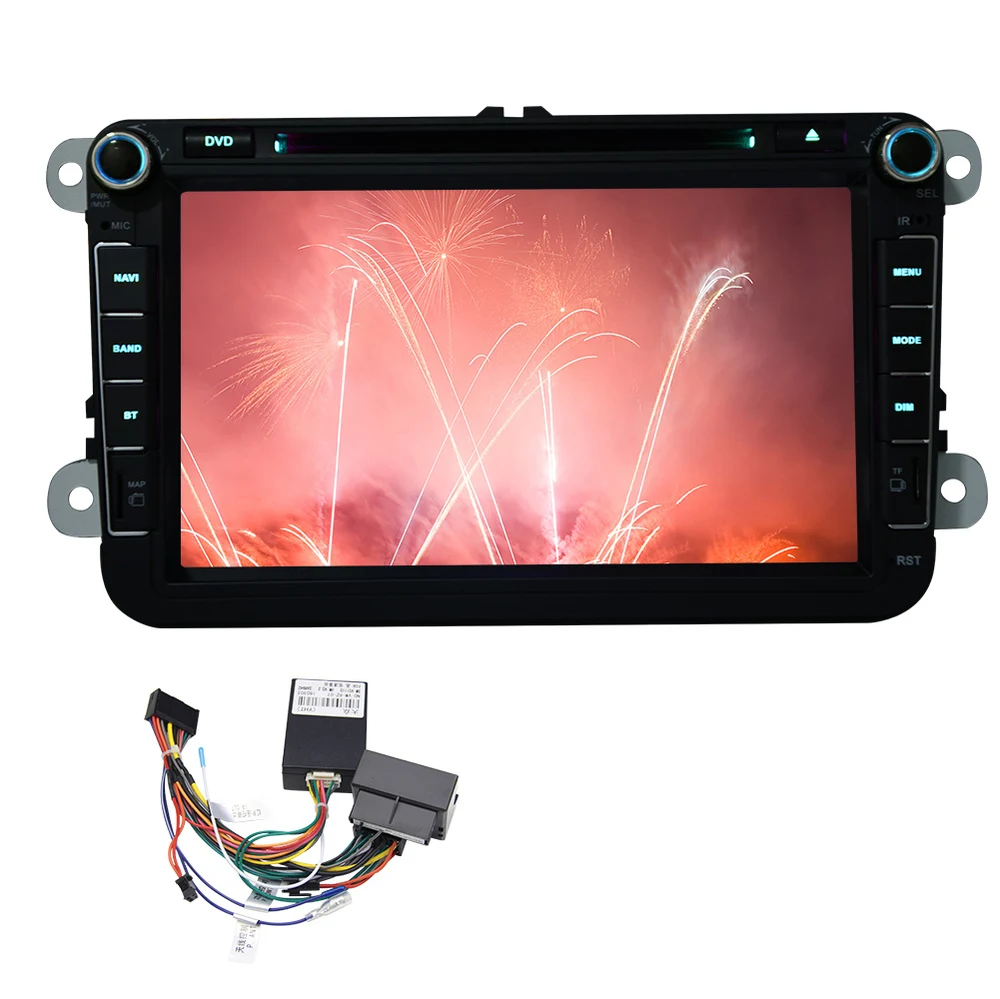 Discount Double Din 8 Inch android 4.4 WIFI GPS navigation car radio DVD Video player Audio Bluetooth CANBUS None-iPod Support Car DVR 2
