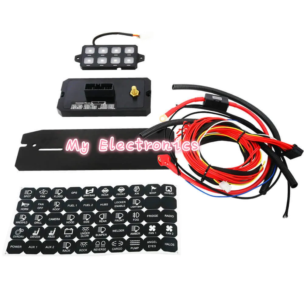 8-SWITCH PANEL POWER SYSTEM 4X4 JEEP CAR BOAT CARAVAN WHEELING BAZEL STYLE (11)_meitu_8