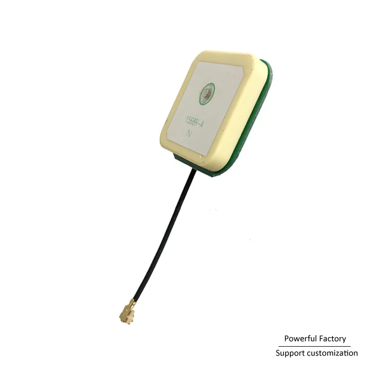 1575R-A 25x25mm 1568R-A Ceramic Antenna Ipex Built-in GPS+BD Active Antenna with IPEX/IPEX4 1PCS