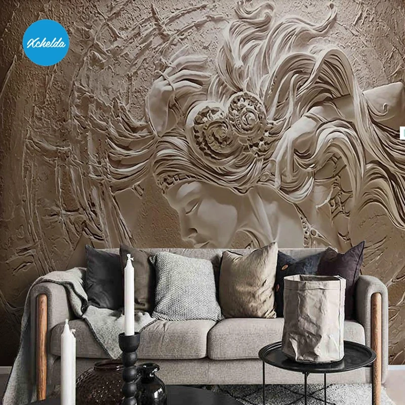 XCHELDA Custom 3D Wallpaper Design Embossed Beauty Photo Kitchen Bedroom Living Room Wall Murals Papel De Parede Para Quarto XCHELDA Custom 3D Wallpaper Design Embossed Beauty Photo Kitchen Bedroom Living Room Wall Murals Papel De Parede Para Quarto