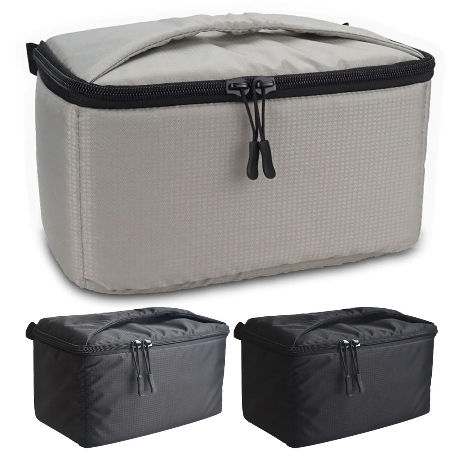 

SUNNYLIFE Portable Camera Protective Insert Sleeve Bag Storage Carrying Bag with Divider Pads for DSLR SLR Projector