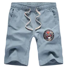 Летние модные новые мужские повседневные изысканные шорты в китайском стиле/мужские прямые тонкие шорты