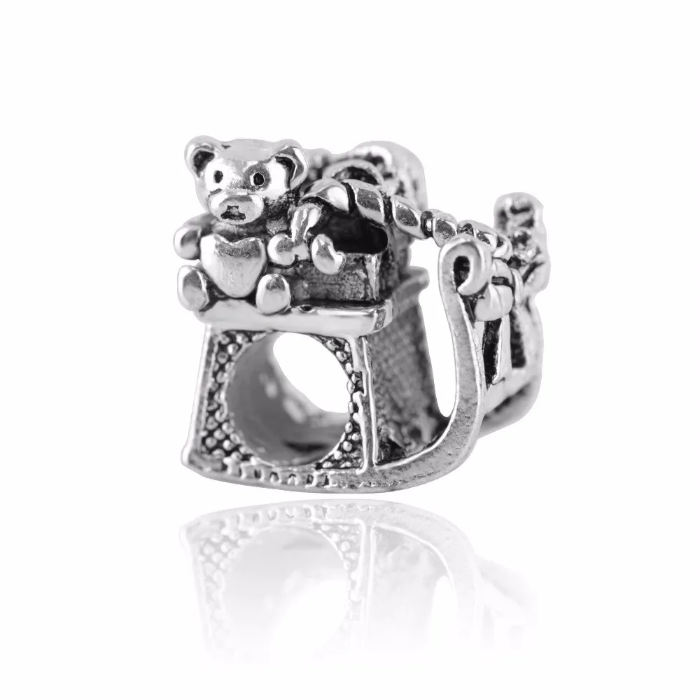 

1PCS Fashion Zinc Alloy Floating Big Hole Charm Bead Fit P DIY Bracelets Bangles Pendants Jewelry for Woman gift