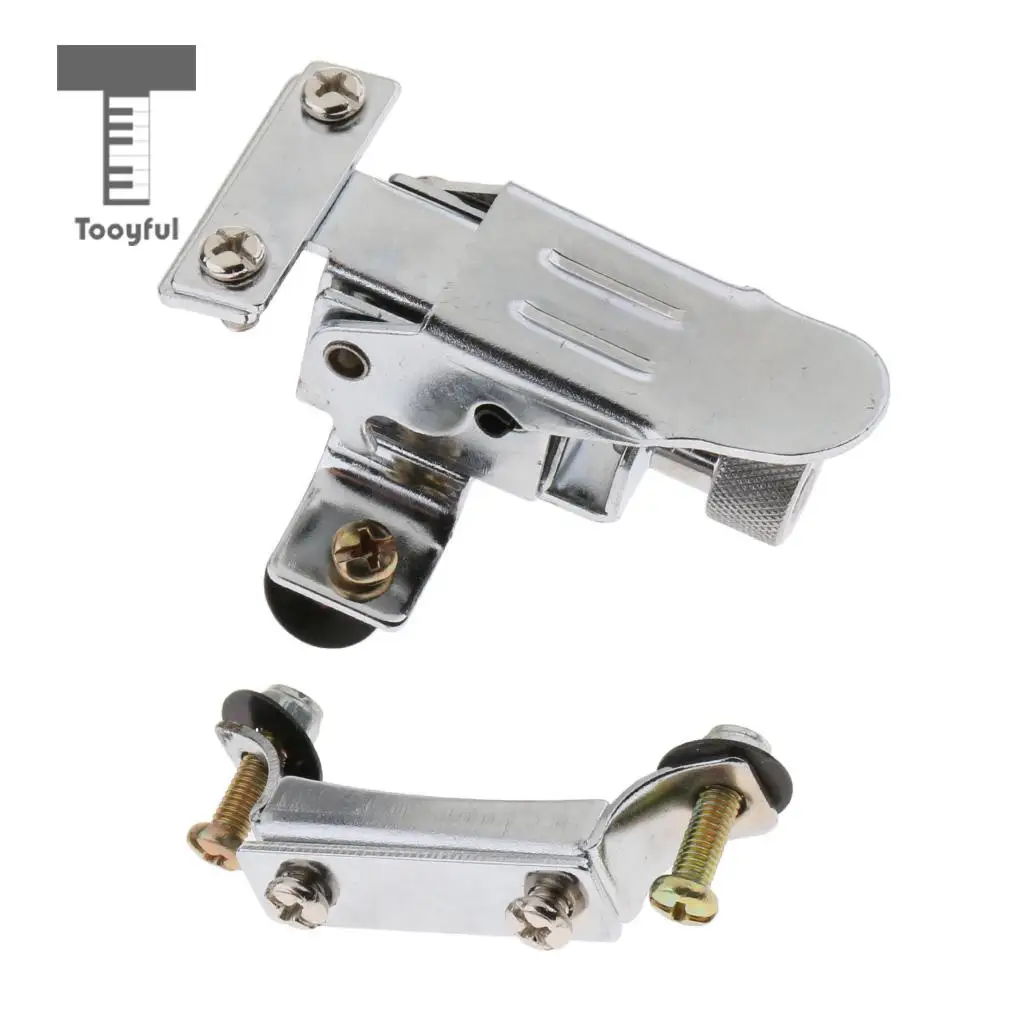 1 Set Metal Snare Drum Strainer Regulator Throw Off  for Percussion Instrument Accessories