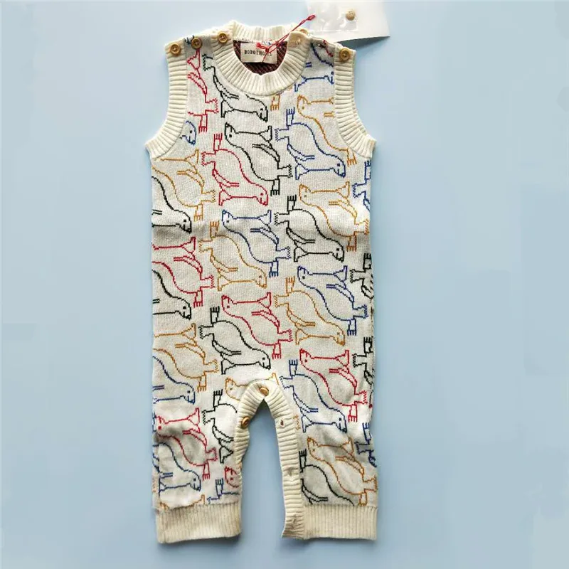

BOBOZONE Otariinae Sleeveless Rompers FOR KIDS baby sleeveless knited