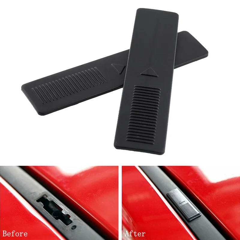 

2Pcs Roof Rack Clip Rail Moulding Dustproof Cover Cap For Mazda 2 3 6 CX9