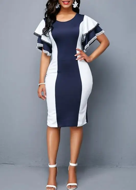 

Dress Women Streetwear Straight Tight fitting Skinny Dresses 2019 Spring Summer Short Sleeve Casual Dress