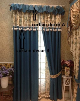 

Ready curtain with hooks or punching ,Blending fabric , free trim for different size, 1645m4, customize curtains