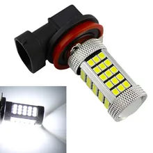 Голубой почвы Bay H11 2835 63 SMD LED 6000 К Авто проектор Туман Вождение лампочка Белый Свет автомобиля источник 12 В яркий, чем 33SMD
