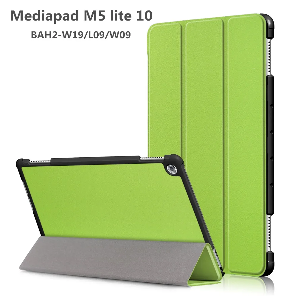 solid for huawei Mediapad M5 lite 10" BAH2 W19/L09/W09 Folding Folio