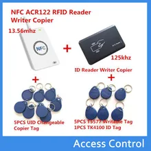 NFC ACR122U ВЧ RFID карты и 125 кГц ID ридер писатель дубликат Crack клон S50 M1 UID Changable EM4100 T5577 RFID карта+ копировальный инструмент