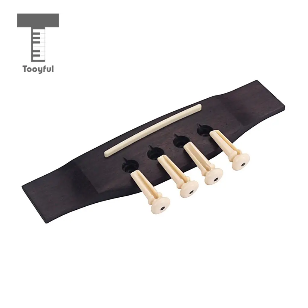 Replacement Rosewood Plastic Bridge Pins Saddle for Acoustic Electric Bass Guitar Parts