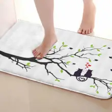 Кошек Стиль Ванная комната коврик, забавные Нескользящие коврик для ванной, душ, Шторы s аксессуары, соответствующие вашему душ Шторы