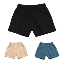 Новое поступление; летние цветные однотонные шорты; детские штаны; шорты до колена; хлопковые разноцветные шорты для маленьких мальчиков