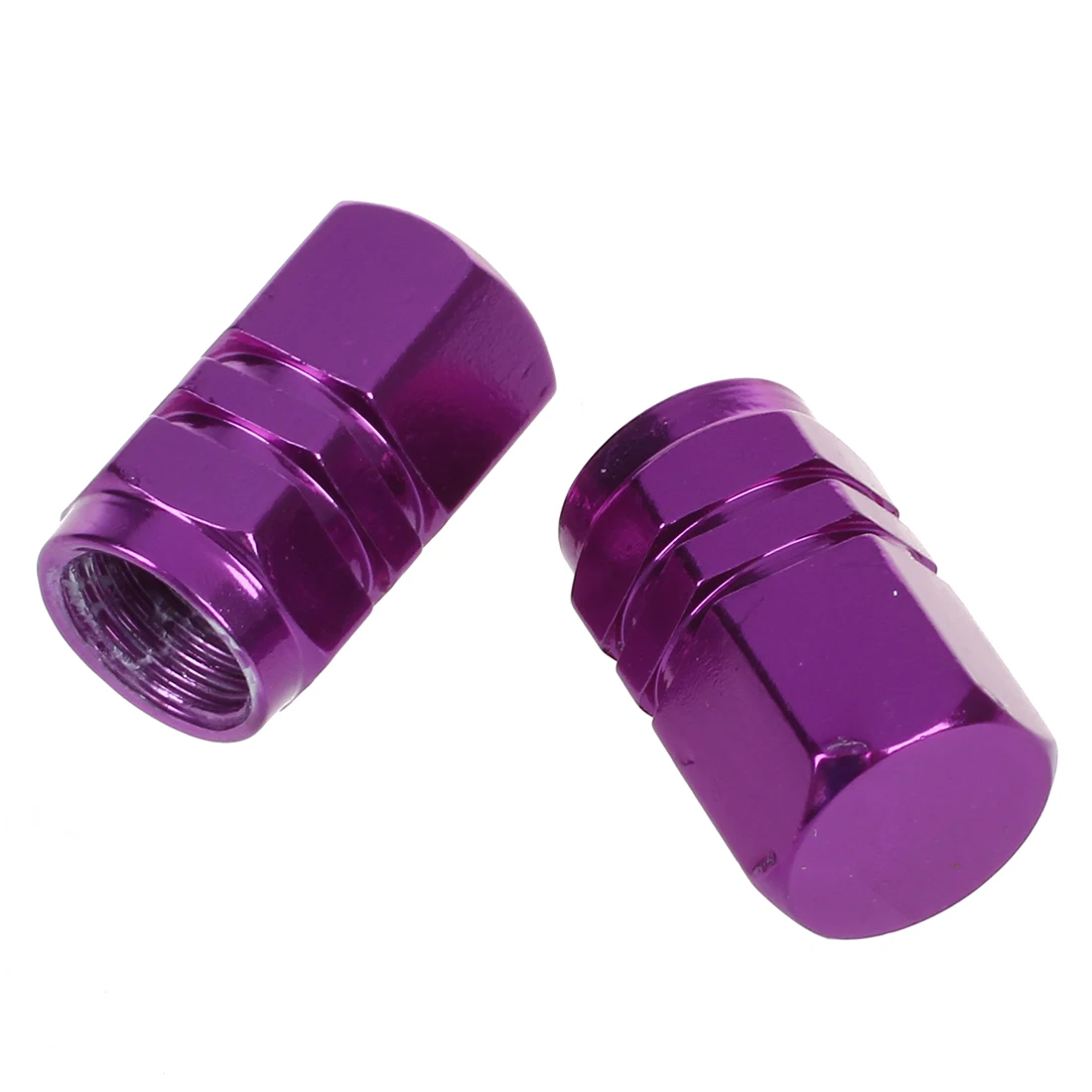 Новые 4 шт. фиолетовые шестигранные шины клапан Стебли Крышки для автомобиля