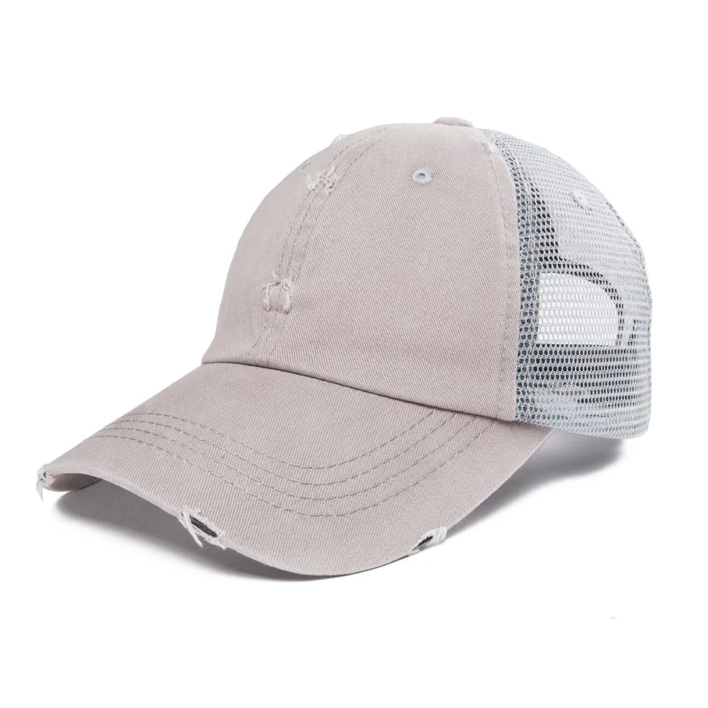 VOBOOM Baseball Cap Summer Men Women Distressed Washed Cotton Snapback