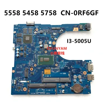 

AAL10 LA-B843P I3-5005U FOR Dell INSPIRON 5458 5558 5758 Laptop Motherboard CN-0RF6GF 0RF6GF RF6GF mainboard