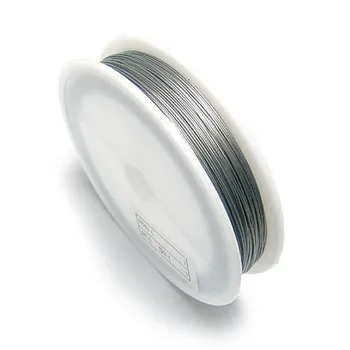 

Free Shipping Wholesale 0.2MM 10Pcs Nickel Color Steel Wires Beading Wire Jewelry Findings Copper Ropes/Cords