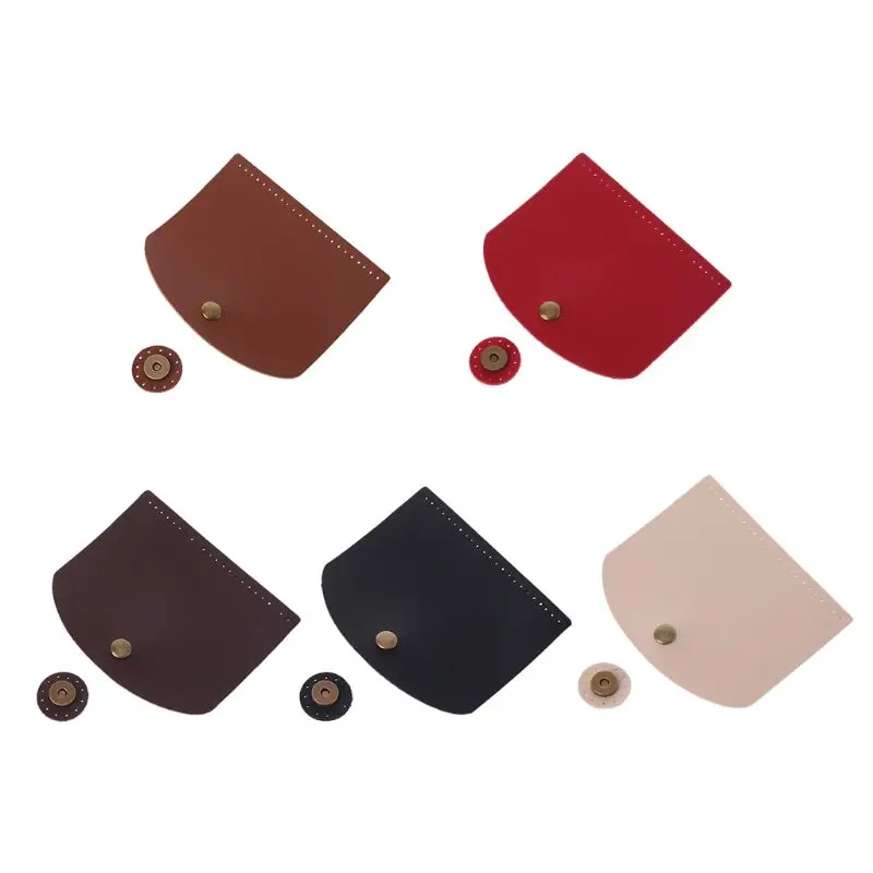 

Soft Fashion PU Shoulder Bag Flap Cover Replacement for Women Handbag DIY Accessories