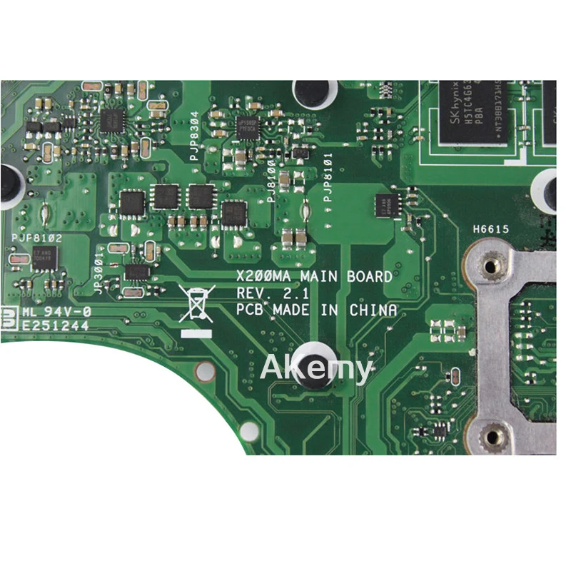 X200MA материнская плата REV2.1 для For Asus F200M X200M ноутбука N2920 N2930 2 Гб RAM 4 ядра|k53sv