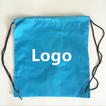 (300 개/몫) 사용자 지정 인쇄 된 폴 리 에스테 르 drawstring 가방 30x40 cm 프로 모션 선물 가방 drawstring 배낭 아이 연필 가방에 대 한