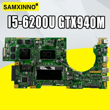 شراءK501UW محمول اللوحة الأم ل For Asus K501UQ K501U اختبار اللوحة الأصلية DDR3 8G-RAM I5-6200U GTX940M
