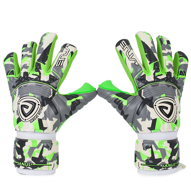 Professional Goalie Gloves With Finger Protection Thickened 4mm Latex