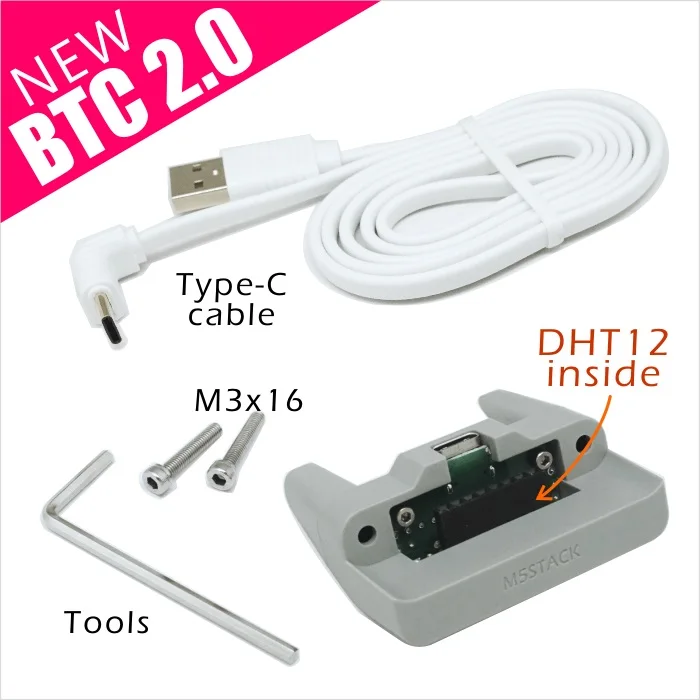 M5Stack New Btc Ticker Dht12 Digital Humidity Temperature Sensor Esp32 For Micropython Bitcoin Price With Standing Base huismerk kopen in de aanbieding M5Stack New Btc Ticker Dht12 Digital Humidity Temperature Sensor Esp32 For Micropython Bitcoin Price With Standing Base huismerk kopen in de aanbieding