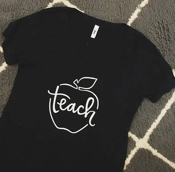 apple teacher shirt