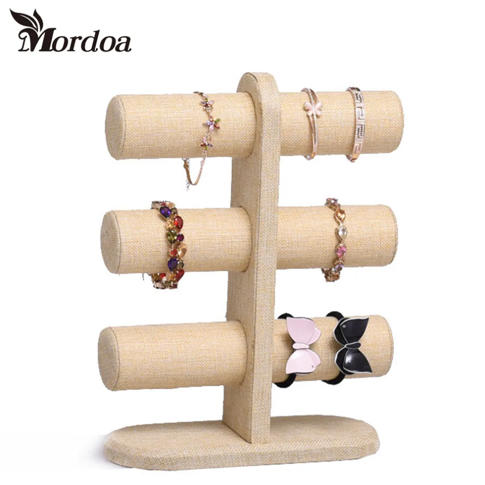 2017 New 3 Tier Jewelry Display Stand Velvet Bangle Watch Bracelet 2017 New 3 Tier Jewelry Display Stand Velvet Bangle Watch Bracelet Jewelery Box Case Free Shipping In Packaging From