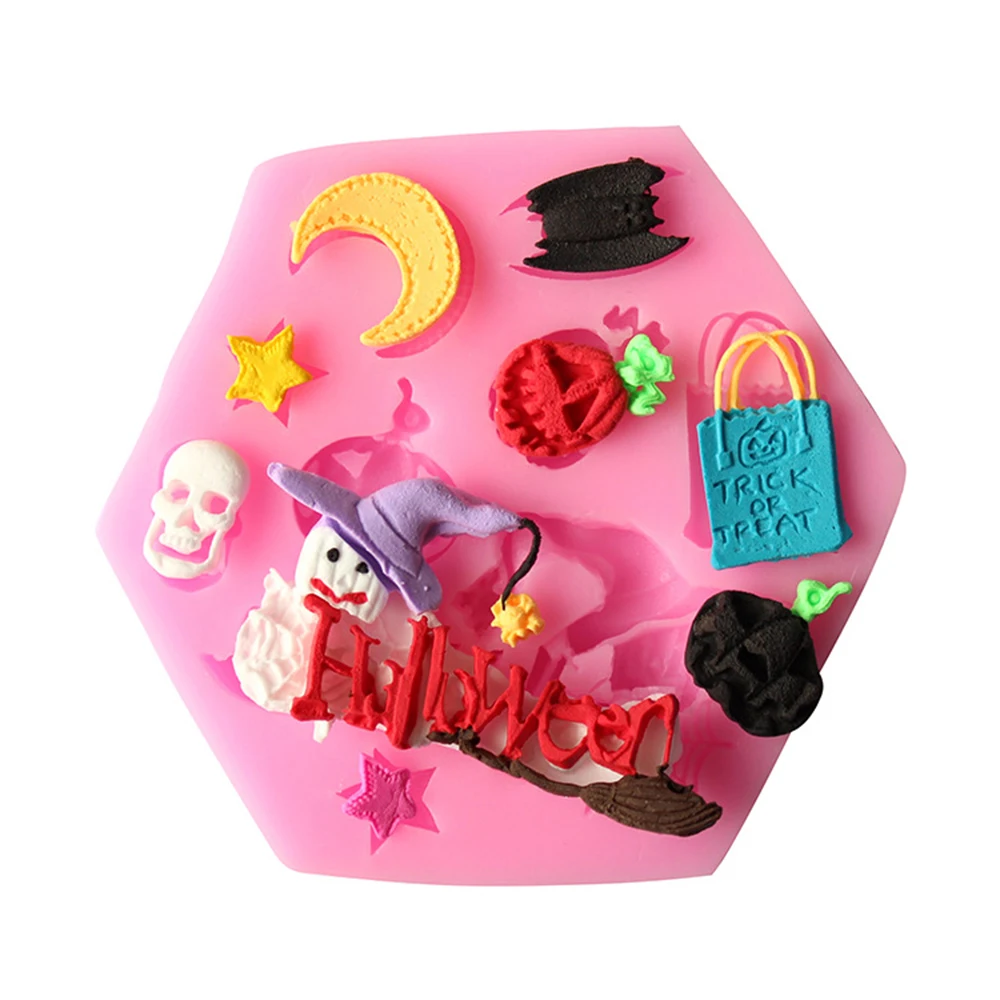 

Halloween silicone fondant Cake mold baking Cake decoration Tool diy Chocolate Mold Baking Mold