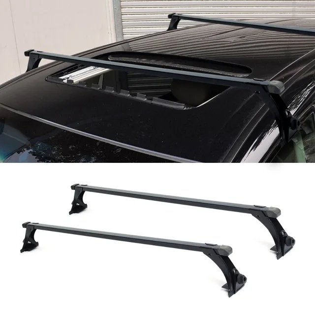 120cm Car Roof Rack Cross Bar Car Top Roof Adjustable Cross Bars Crossbars Luggage Cargo Carrier