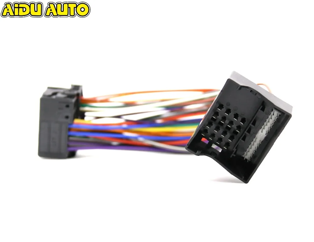 Расширительный 40 pin адаптер для VW Golf VI Jetta 5 6 MK5 MK6 Passat B6 B7 TIGUAN RCD330 RCD510 RNS510|rcd510 rns510|vw