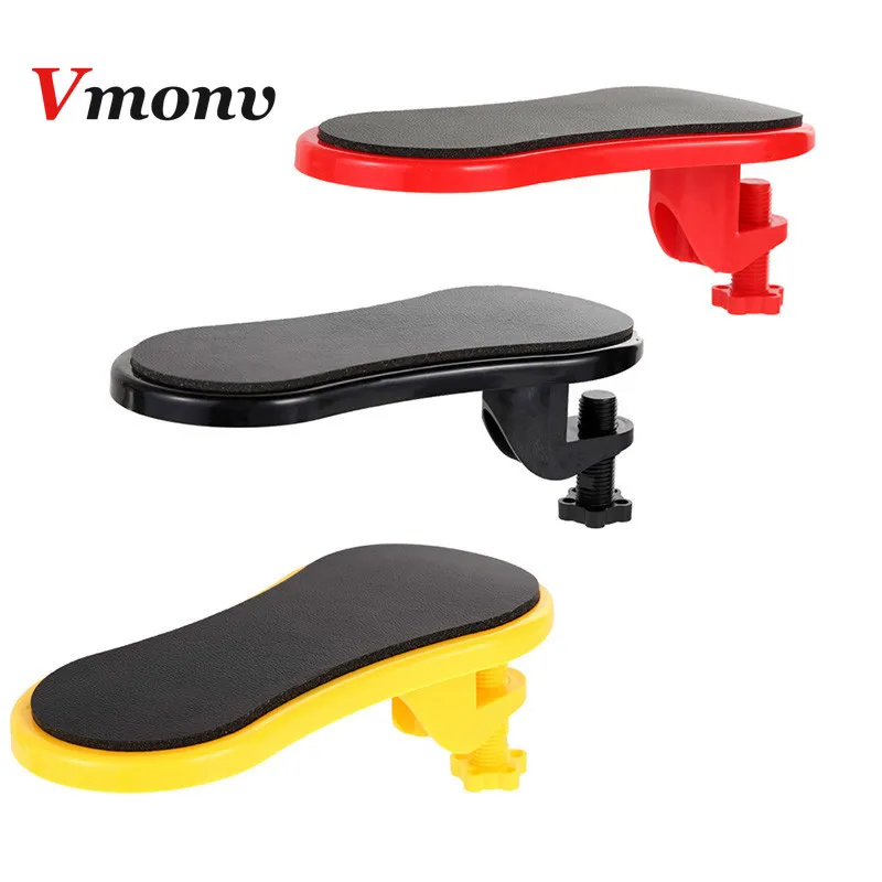 

Vmonv Creative Ergonomic Design Desk Attachable Computer Table Arm Support Mouse Pads Arm Wrist Rests Hand Shoulder Protect Pad