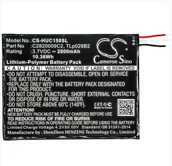 

Cameron Sino 2800mah battery for ALCATEL One Touch Pixi 3 (7) WiFi OT-8055 OT-8057 OT-9002A OT-9002X C2820009C2 TLp028B2