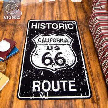 

CIGI European Style Fashion Home Carpet Entrance Passage Floor Mat Interesting Pattern Study Blanket Creative Room Anti Skid Mat