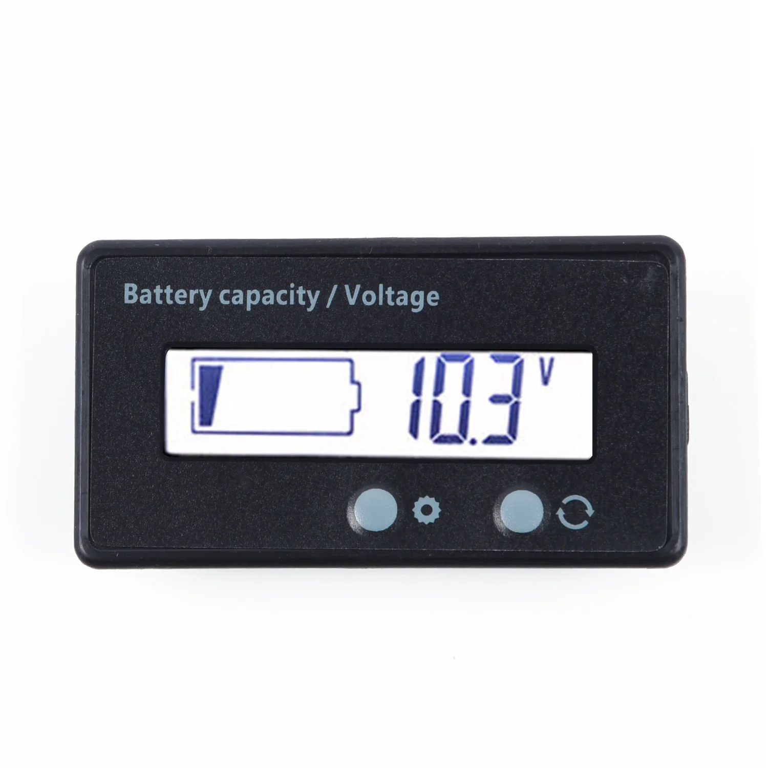 Универсальный ЖК-индикатор, автомобильный вольтметр емкости аккумулятора, тестер, свинцово-кислотный цифровой монитор напряжения, дисплей, источник питания
