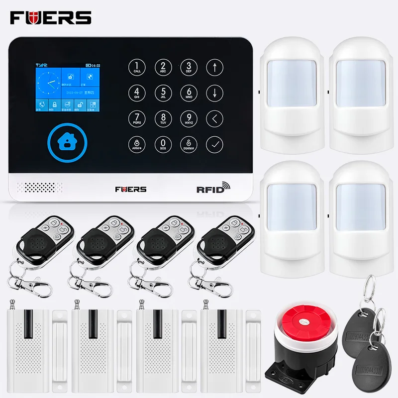 FUERS WG11 GSM беспроводная домашняя охранная система сигнализации приложение