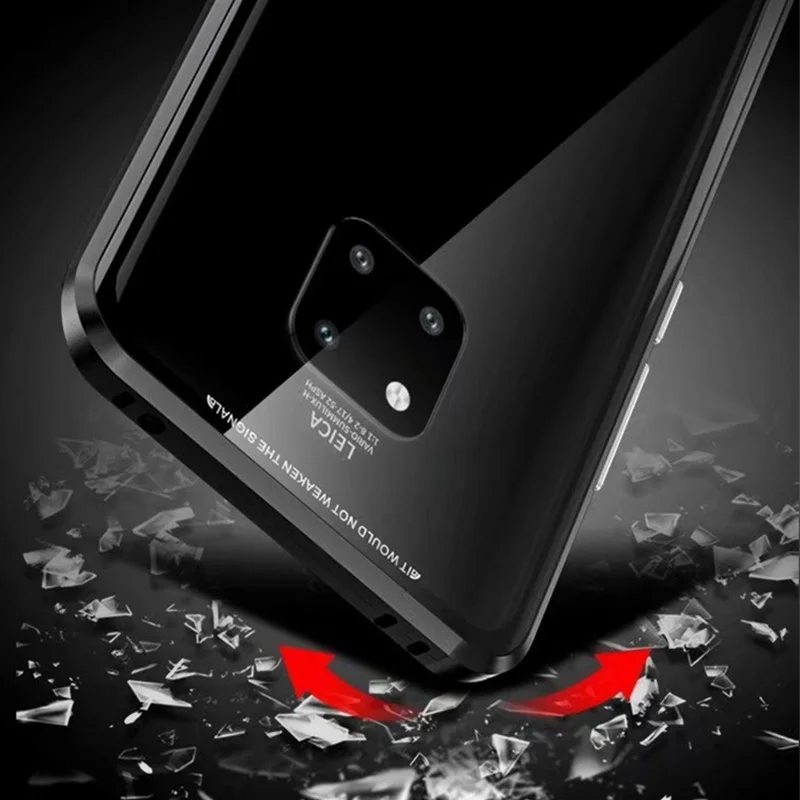 Magnetic Tempered Glass Case For Huawei P30 Pro 360 Protective Cases Double Side Metal Cover For P20 Pro Lite Mate 20 Pro Casa Magnetic Tempered Glass Case For Huawei P30 Pro 360 Protective Cases Double Side Metal Cover For P20 Pro Lite Mate 20 Pro Casa