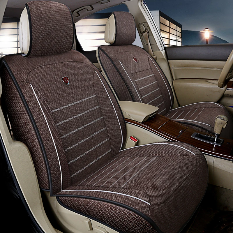 

Flax universal car seat covers full surrounded seat for Suzuki Jimny Grand Vitara Kizashi Swift Alto SX seat cushion car styling