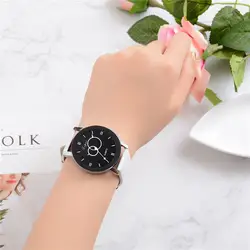Роскошные женские часы известных брендов циферблат кожаный ремешок аналоговые кварцевые наручные часы оптовая продажа erkek saat Reloj Mujer40