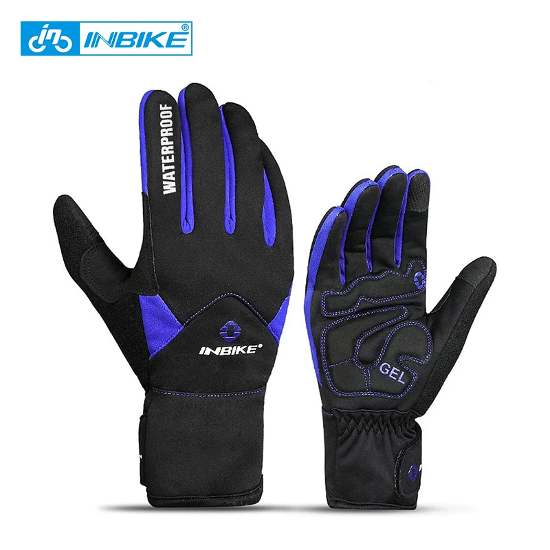 online INBIKE Bicicleta Luvas de Inverno Térmica à prova de Vento Quente Luvas Da Bicicleta Luvas de Dedo Cheio Ciclismo Luva Escalada Ski Luvas para Homem Mulher